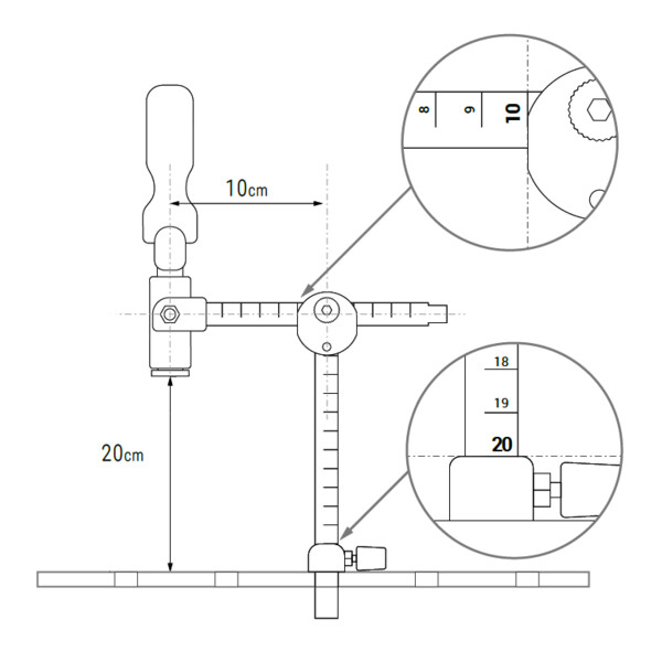 Pince piston pour table de soudage tcp